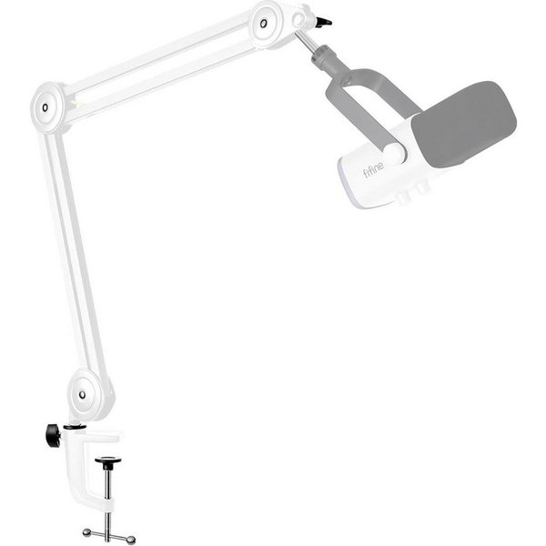 FIFINE Mikrofon-Halterung Mikrofon Arm, Einstellbarer Mikrofon Ständer Mikrofonclip