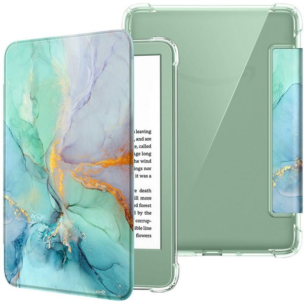 Fintie E-Reader-Hülle für 6" Kindle (11. Generation)–2024/2022, Clear Weich TPU Schutzhülle, mit Auto Sleep/Wake für 6 Zoll Kindle Basic 2024