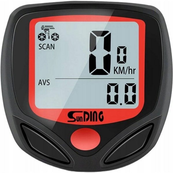 RACEL Fahrradcomputer Fahrradcomputer LCD Tacho Wasserdicht Kabelgebunden Kilometerzähler (1-St), Wasserdicht & präzise