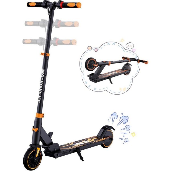 Athlix E-Scooter Elektroroller für Kinder ab 6 Jahren, 20km/h R15 E-Scooter, 20km/h schnell, 12–16 km Reichweite, für 115–165 cm Körpergröße