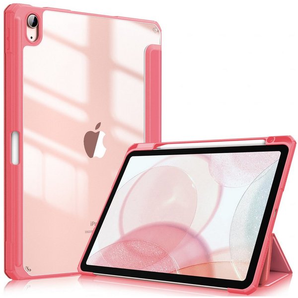 Fintie Tablet-Hülle für iPad Air 11'' M4/M3/M2(2026/2025/2024), iPad Air 5/4 Gen 2022/2020 10.9 Zoll, mit Stifthalter, Hülle mit transparenter Hartschale auf de