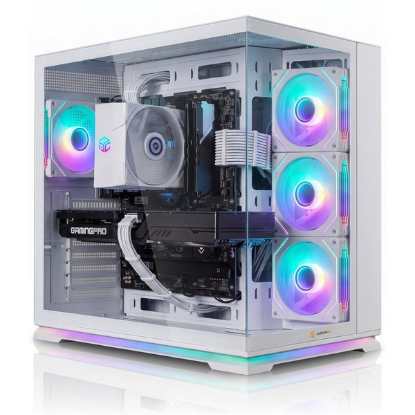 AurumPC Glacial R7 5700X mit RTX5070 12GB und 32GB DDR4 RAM Gaming-PC (AMD Ryzen 7 5700X, GeForce RTX 5070, 32 GB RAM, 1000 GB SSD, Luftkühlung, Windows 11, WLA