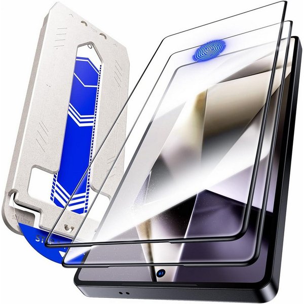 MSM Displayschutzglas 2X 6D Schutzglas für Samsung Galaxy S25 Ultra Panzerfolie EASY INSTALL