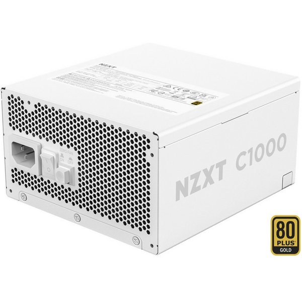 NZXT NZXT C1000 White, PC-Netzteil, (1x 16-Pin PC-Netzteil (80 PLUS Gold)
