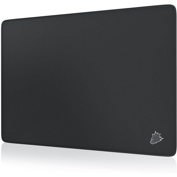 Titanwolf Gaming Mauspad Speed Mousepad 350 x 250 x 3 mm, Tischunterlage, strapazierfähig (1-St), rutschfest, abwaschbar, Geschwindigkeit & Präzision, Wolfsmoti