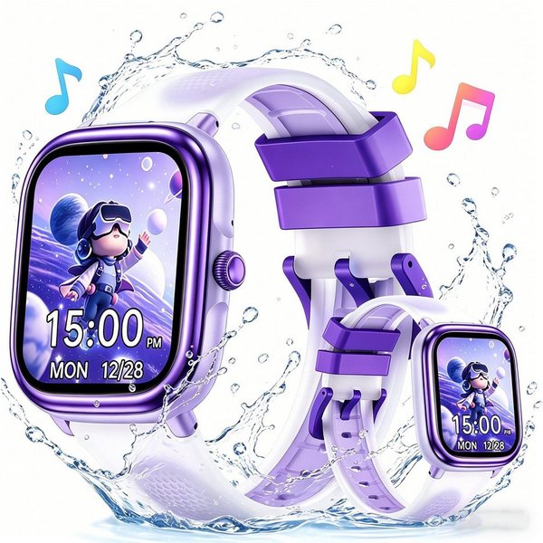 ibettertec Kinderuhr Smartwatch für Jungen und Mädchen Smartwatch Herzfrequenz Schlafmonitor,20+ Sportmodi,Schrittzähler,Wecker,Kindergeschenke für Teenager ab 