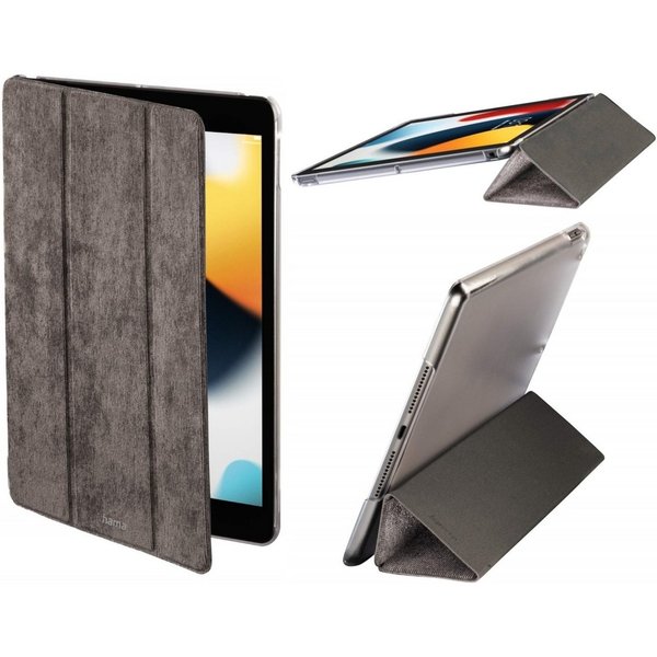 Hama Tablet-Hülle Smart Case Cali Tasche Cover Hülle Bag Grau, Standfunktion, für Apple iPad 7 2019 / iPad 8 2020 / iPad 9 2021 10,2"