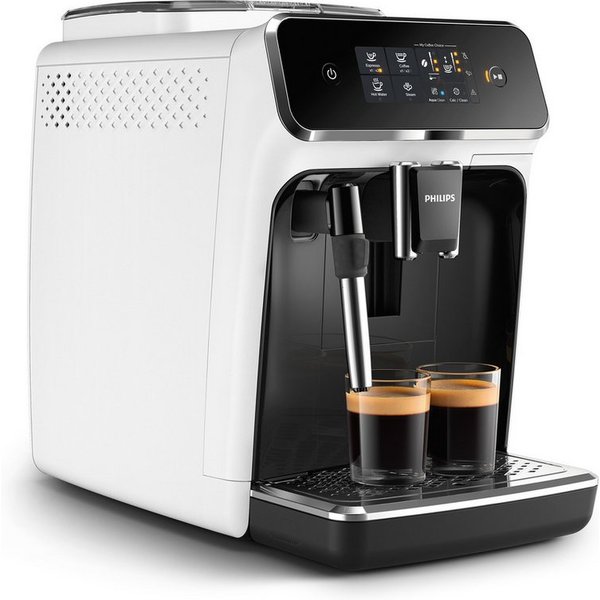 Philips Kaffeevollautomat EP2223/40 2200 Series, 2 Kaffeespezialitäten, Panarello Milchschäumer, anpassbarer Aromastärke