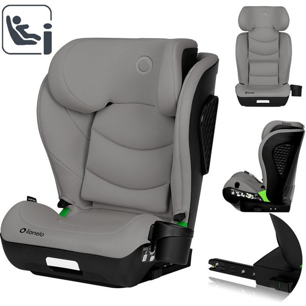 lionelo Autokindersitz NEAL I-SIZE, ab: ca. 3,5 Jahre (entsprechend einer Körpergröße ab 100 cm)., bis: ca. 12 Jahre (entsprechend einer Körpergröße bis 150 cm)