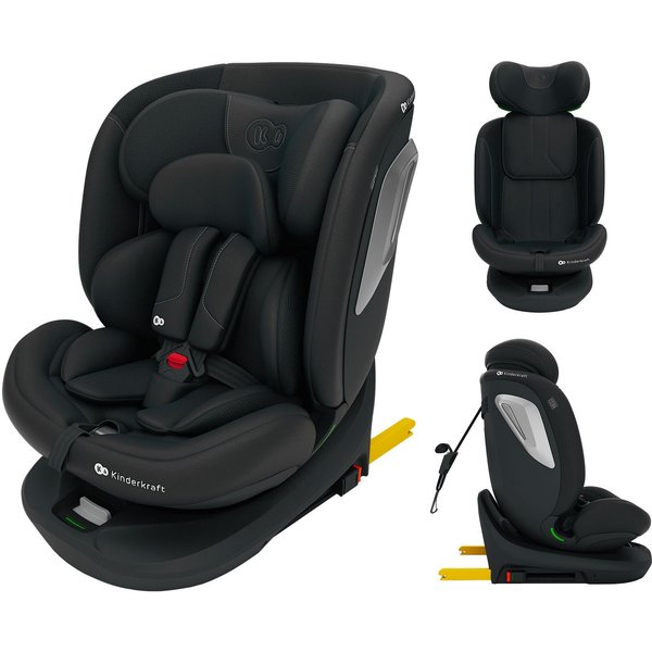 Kinderkraft Autokindersitz I-GROW 2 PLUS, ab: Geburt, bis: 12 Jahren, ab: 40 cm, bis: 150 cm, 360° – drehbarer Kindersitz