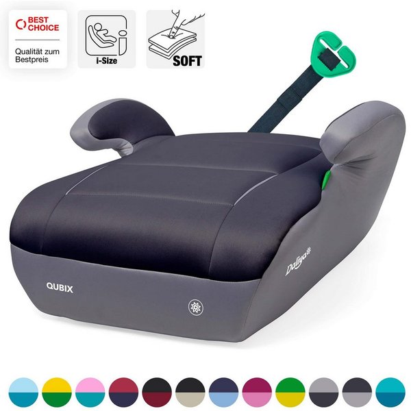 Daliya® Kindersitzerhöhung QUBIX I-Size Sitzerhöhung, Kindersitzerhöhung, Kindersitz, ab: ab 6 Jahre oder 125cm Körpergröße, bis: bis 12 Jahre oder 150cm Körper