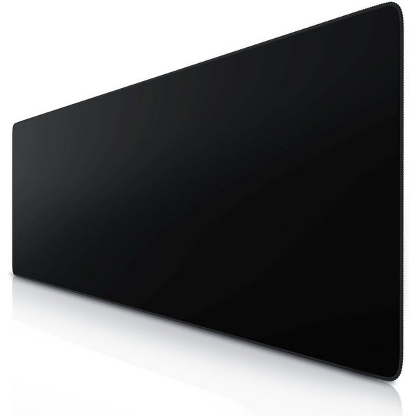 CSL Gaming Mauspad XXXL Speed Mousepad 1200 x 400 x 3 mm, große Tischunterlage (1-St), rutschfest, abwaschbar, Geschwindigkeit & Präzision, schwarz