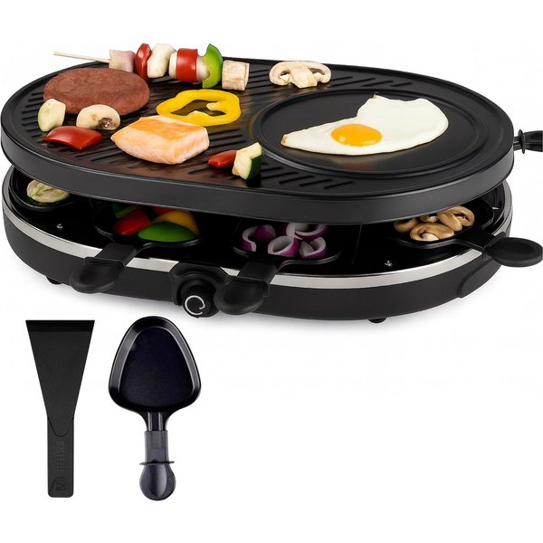 TK Gruppe Raclette und Fondue-Set Raclette für 8 Personen mit Pfännchen, verschiedene Ausführungen