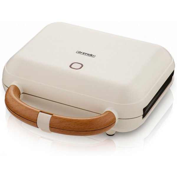 Arendo 3-in-1-Sandwichmaker Waffeleisen & Kontaktgrill, Antihaftbeschichtete abnehmbare Platten, 900 W, 2 Zonen Panini Grill mit Wechselplatten & Temperaturkont