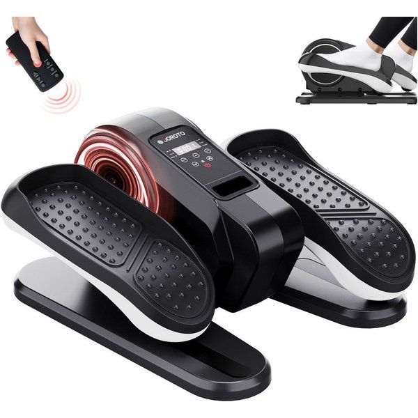 JOROTO Crosstrainer YDE10 Mini Ellipsentrainer für zu Hause, mit LED-Display und Fernbedienung, 12 Geschwindigkeitsstufe