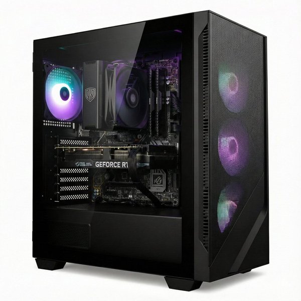 Meinpc AMD Ryzen 7 mit GeForce RTX 5060 Ti 16GB Gaming-PC (AMD Ryzen 7 5700X, RTX 5060 Ti, 32 GB RAM, 1000 GB SSD, Luftkühlung, Gamer, Gaming, RGB)