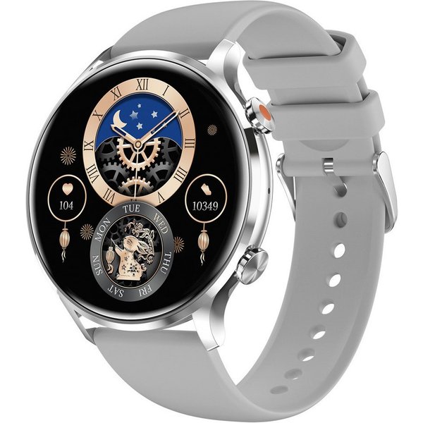 feinlux Smartwatch Damen Smartwatch (3.53 cm) Packung, Herren Fitness Tracker uhr mit Anruffunktion Smartwatch (1,39 Zoll), Armbanduhr für iOS Android