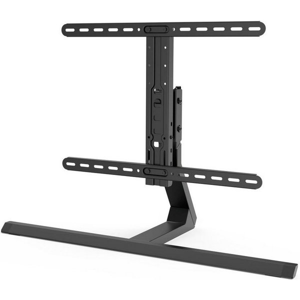 Hama TV-Standfuß TV Standfuß, schwenkbar, neigbar, höhenverstellbar, 165 cm, 65 Zoll, (bis 65 Zoll, TV Ständer, 40 Kg, Metall, Schwarz)