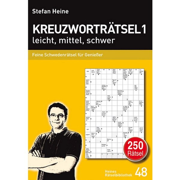 Kreuzworträtsel 1 leicht, mittel, schwer Feine Schwedenrätsel für Geni / diverse