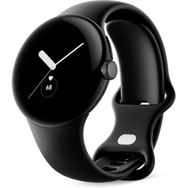 Google Pixel Watch LTE Wifi/eSIM, Google Android Smartwatch Edelstahlgehäuse Smartwatch
