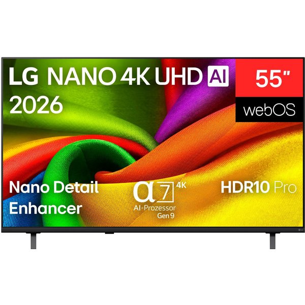 LG 55NU850B6LA DLED-Fernseher (139 cm/55 Zoll, 4K Ultra HD, Smart-TV)