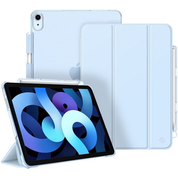 Fintie Tablet-Hülle für iPad Air 11'' M4/M3/M2(2026/2025/2024), iPad Air 5/4 Gen 2022/2020 10.9 Zoll, mit Stifthalter, ultradünne leichte Hülle mit transparente