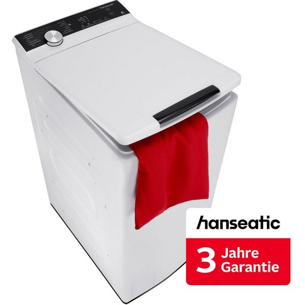 Hanseatic Waschmaschine Toplader HTWK813A, 8 kg, 1300 U/min, inkl. 3 Jahre Herstellergarantie