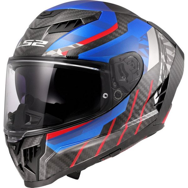 LS2 Motorradhelm FF807 Dragon Trax Carbon Helm, Vorbereitet Für Kommunikationssystem,notfallsystem-polsterung (eq