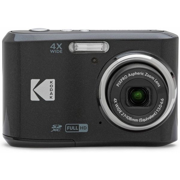 Kodak FZ45BK Kompaktkamera (16 MP, 4-fach Zoom, 28mm Weitwinkel, 2,7 Zoll LCD Display, batteriebetrieben)