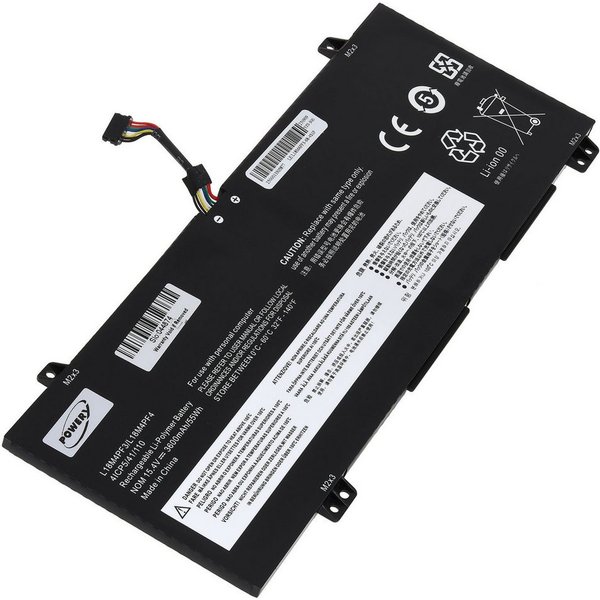Powery Akku für Lenovo IdeaPad C340-14API Laptop-Akku 2850 mAh (15.36 V)