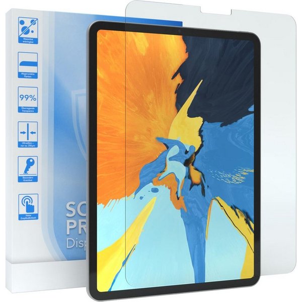 EAZY CASE Displayschutzglas Schutzglas für Apple iPad Pro 11" 1. Gen. (2018), 11 Zoll Panzerglas Displayfolie Tabletschutz Glasfolie Kratzschutz