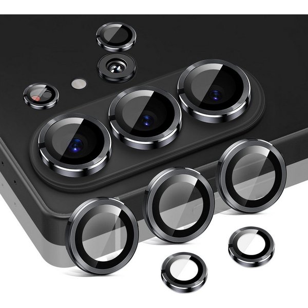 Tec-Expert Kameraschutzglas 9H Kameraglas Set in Schwarz für Samsung Galaxy S26 Ultra für Samsung Galaxy S26 Ultra, Linsenschutzglas Set, 1 Stück, Kameraschutz,
