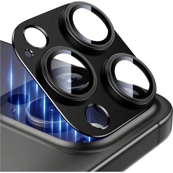 SmartUP Kameraschutzglas für iPhone 16 Pro / 16 Pro Max Titan Kameraglas Panzerglas Panzerfolie für iPhone 16 Pro / iPhone 16 Pro Max