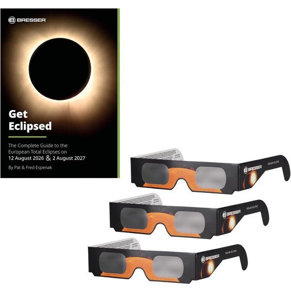 BRESSER Teleskop BRESSER Get Eclipsed – Guide to the European Total Eclipses 2026/27 (