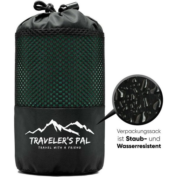 Traveler's Pal Schlafsackinlett Traveler's Pal Hüttenschlafsack aus 100% Duraweave, (Schlafsack mit Reißverschluss an Seite und Fußende), - Leichter und dünner 