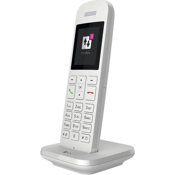 Telekom Speedphone 12 DECT-Telefon (Mobilteile: 1, mit HD Voice, Multifunktionstaste 5 cm Farbdisplay)