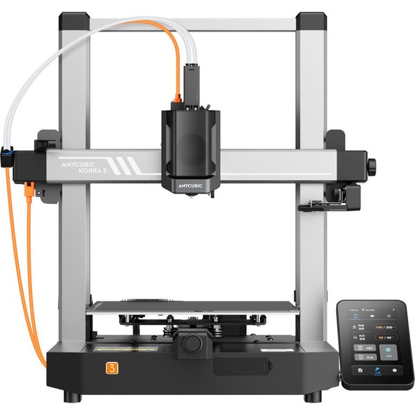 ANYCUBIC 3D-Drucker Kobra 3, 45,3 × 50,5 × 48,3 cm, Gewicht: 9,2 kg