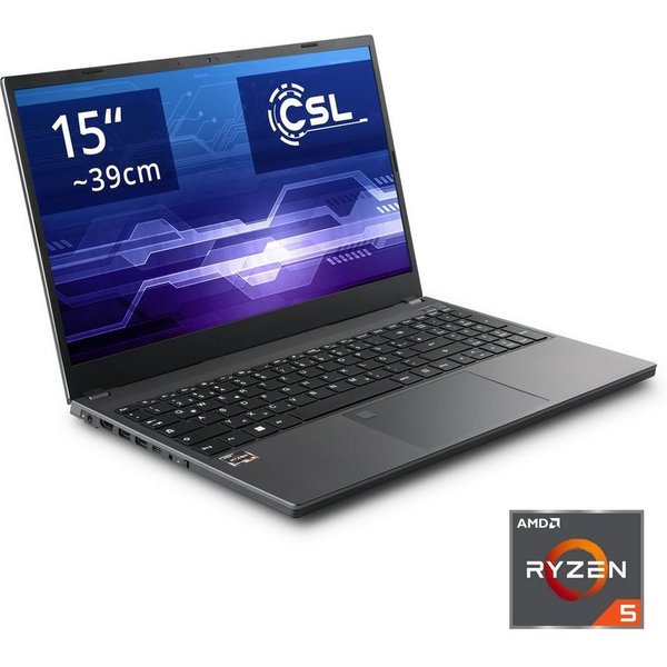 CSL R'Evolve C15 5500U / 16GB / 500GB / Windows 11 Home Notebook (39,6 cm/15,6 Zoll, AMD Ryzen 5 5500U, Radeon Graphics, 16 GB, 500 GB SSD)