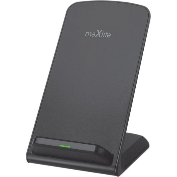 MaXlife MXWC-07 Wireless Charger (1x Wireless Charger, 1x USB-A auf USB-C Kabel (1 m), Kabelloses Schnellladen bis 15 W mit automatischem Ladestart)