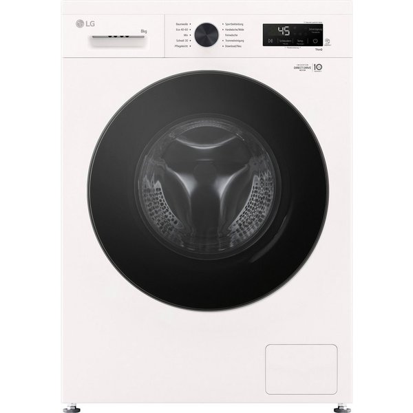 LG Waschmaschine VB F4WB308Y, 8 kg, 1400 U/min, unterbaufähig
