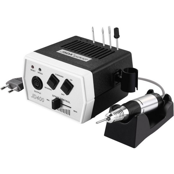 JSDA Maniküre-Pediküre-Set, Nagelfräser 30000 U/min 35W inkl.4 Bits