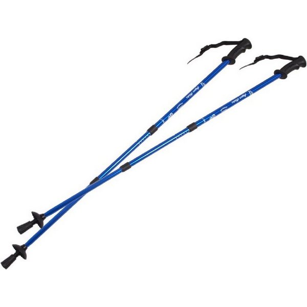 EUROBATT Sp. z o.o. Nordic-Walking-Stöcke 65–135 cm, teleskopisch (1 St), ANTI SHOCK-System - Dreiteilige Konstruktion