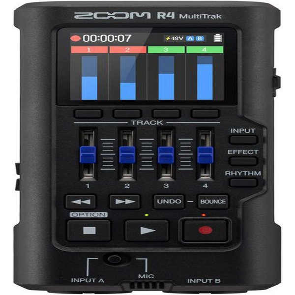 Zoom Audio Zoom R4 MultiTrak mobiler Audio-Recorder Digitales Aufnahmegerät (mobiler Audio-Recorder)