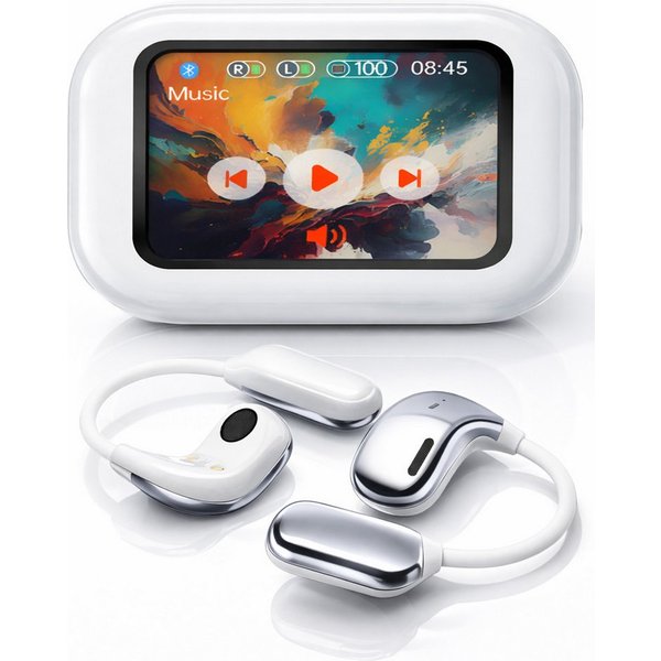 OYLCDI In Ear Kopfhörer Bluetooth 5.4 Sport-Kopfhörer,mit Touchscreen Open-Ear-Kopfhörer (Luftleitungs Kopfhörer mit Klare Anrufqualität und Intelligente Bassop