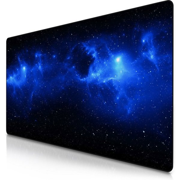 CSL Gaming Mauspad XXXL Speed Mousepad 1200 x 600 x 3 mm, große Tischunterlage (1-St), rutschfest, abwaschbar, Geschwindigkeit & Präzision, Space, Gaming