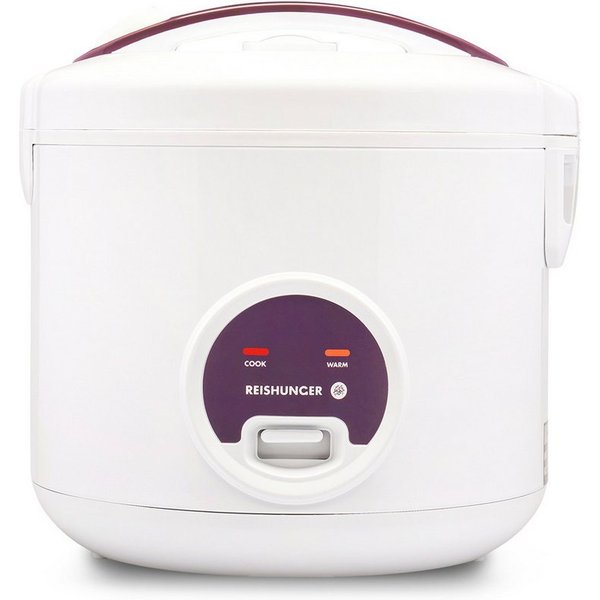 Reishunger Reiskocher Groß – 1,8 L – mit Keramikbeschichtung – bis zu 10 Portionen, 700,00 W, Mit Dampfgarfunktion & Warmhaltefunktion