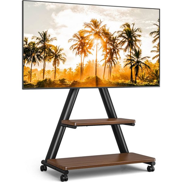 TVON TV-Ständer Rollständer für Fernseher Höhenverstellbar für 32-80 Zoll Fernseher, (bis 80 Zoll, 1-tlg., bis zu 68 KG Max. VESA 600 x 400 mm)