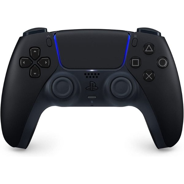Playstation PS5 DualSense Wireless Controller Midnight Black + SA DualSense Wireless-Controller (inkl. 2x Stickabdeckung/Schutz (Farbe zufällig)
