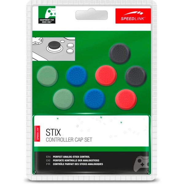 Speedlink Controller Caps STIX Controller Cap Set Kappen Thumb-Grips, Anti-Rutsch Trigger Stick Grip Caps für Xbox One Controller