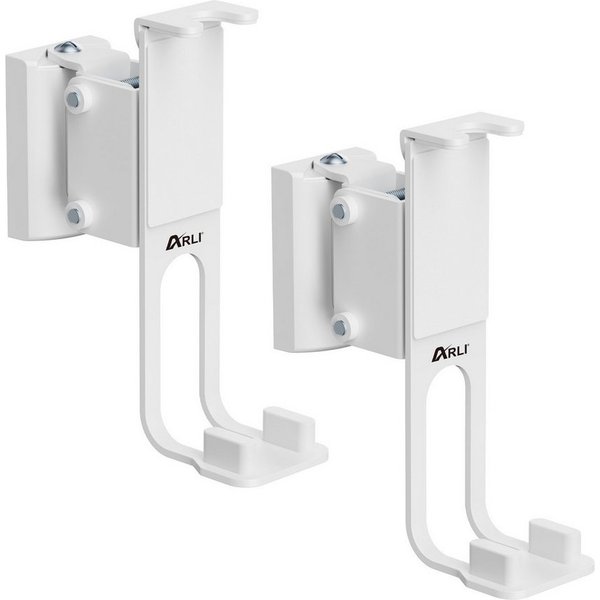 ARLI Lautsprecher-Wandhalterung Wandhalter für SONOS ONE / SL Play 1 Lautsprecher Wandhalterungen, (inkl. Montageanleitung und Befestigungsmaterial, 2 er Pack, 